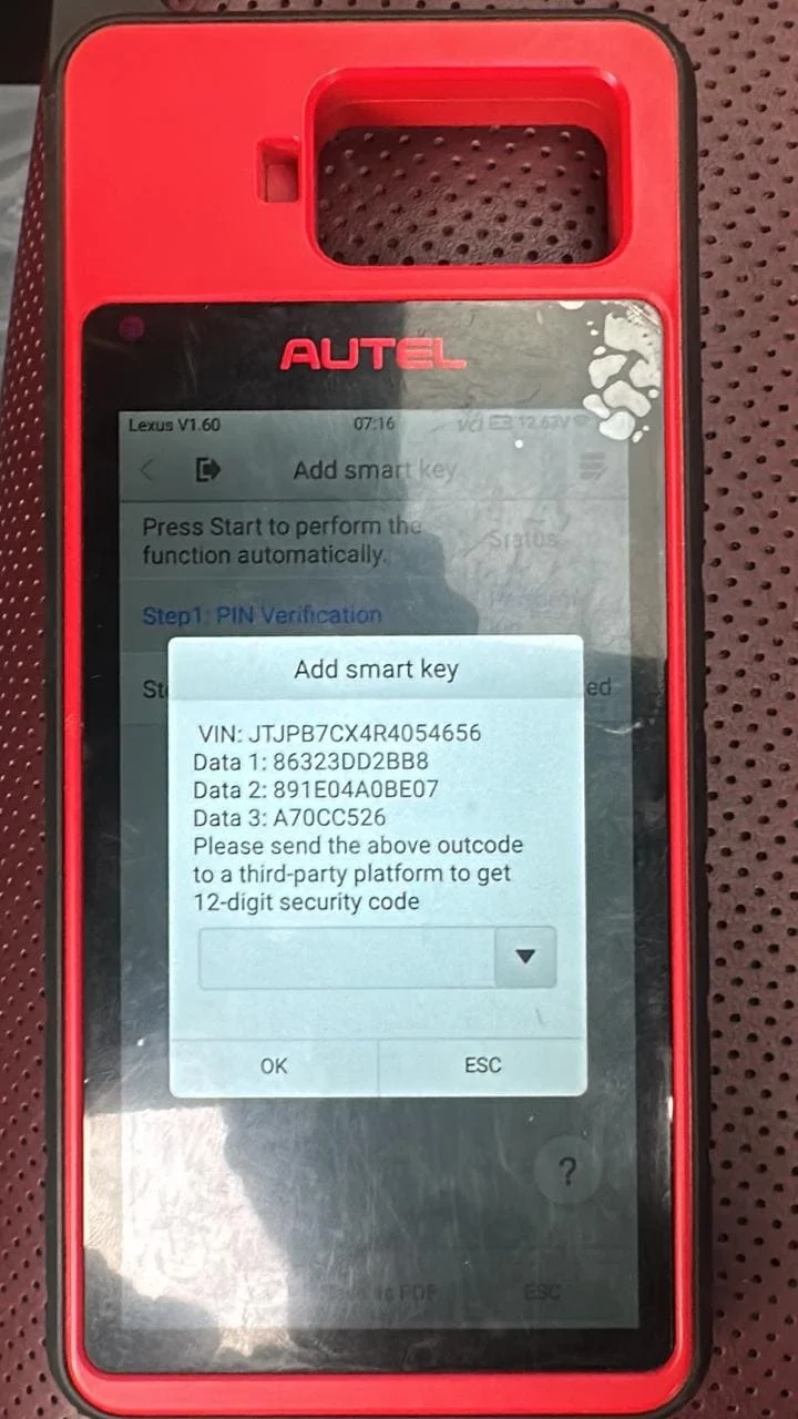 Autel Scanner Example 2